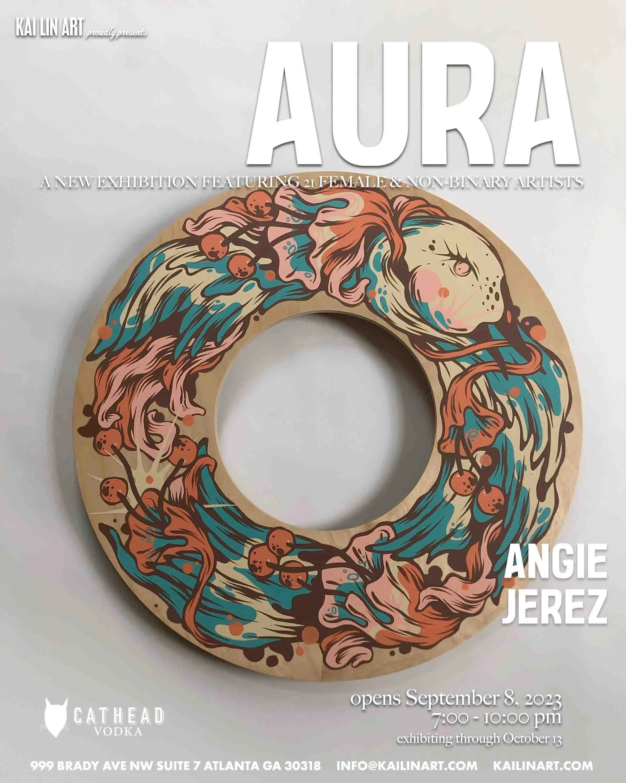 AURA : a new exhibition featuring 21 female & non-binary artists
